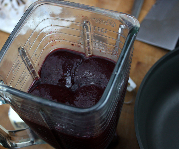 Flourless Chocolate Torte with Blackberry Coulis