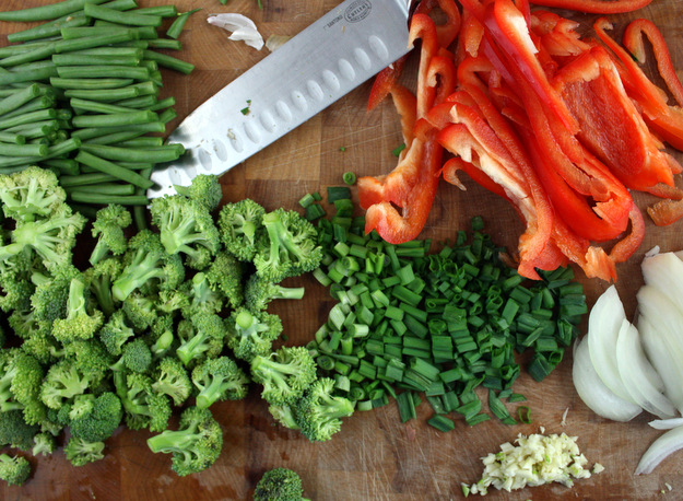 peanut ginger stir fry