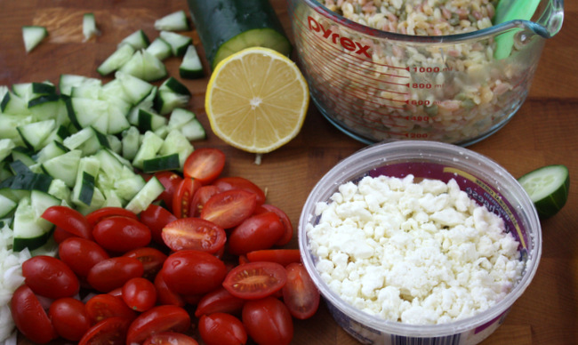 mediterranean orzo salad