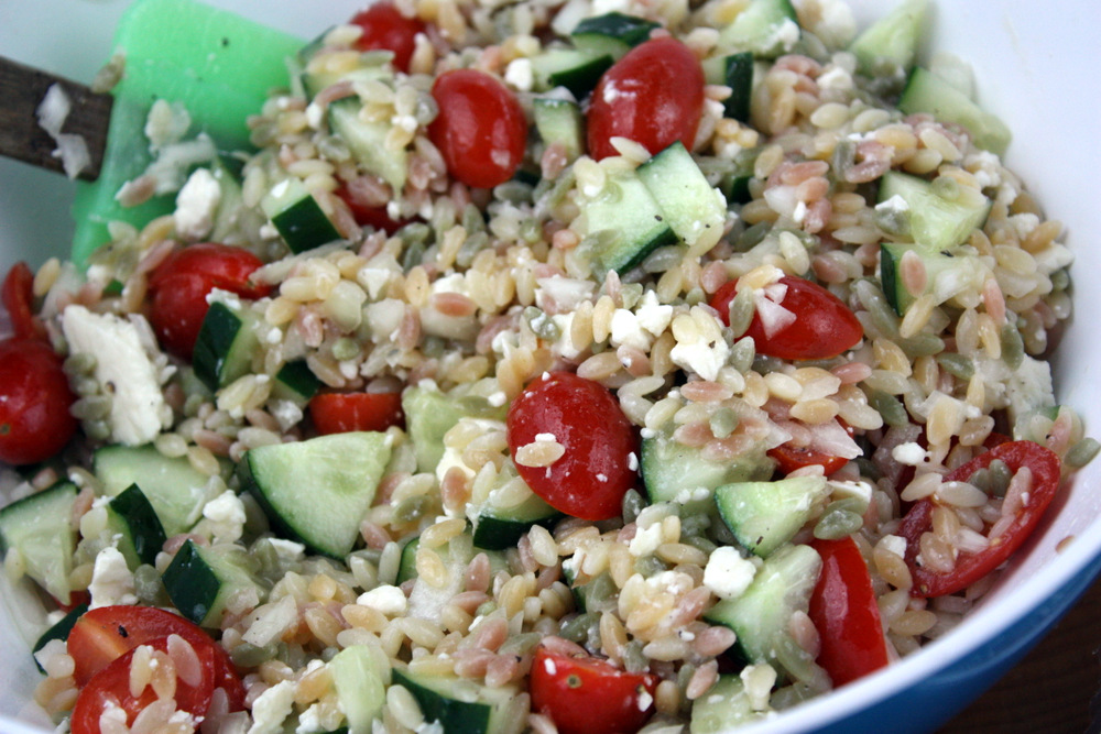 mediterranean orzo salad