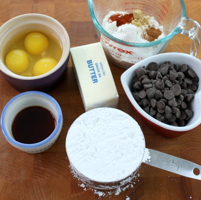 Spiced Molten Chocolate Cakes