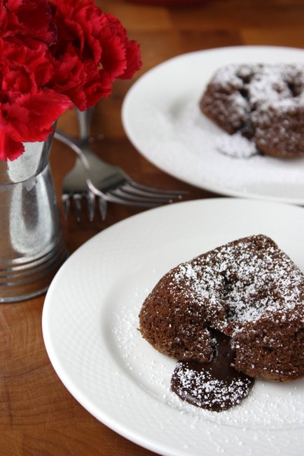 Spiced Molten Chocolate Cakes