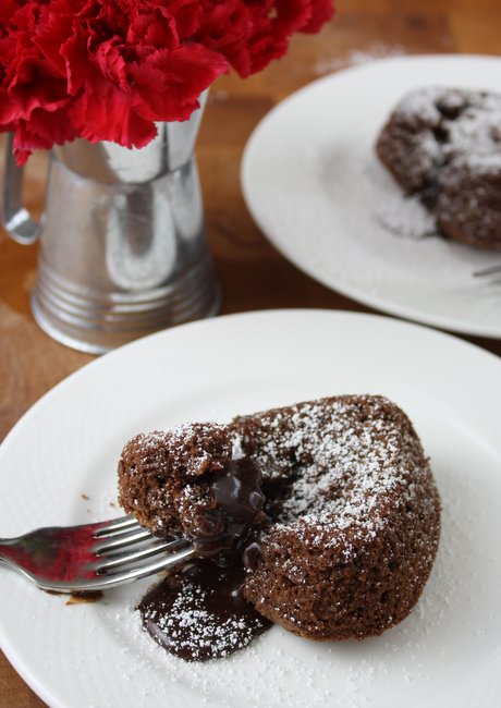 Spiced Molten Chocolate Cakes