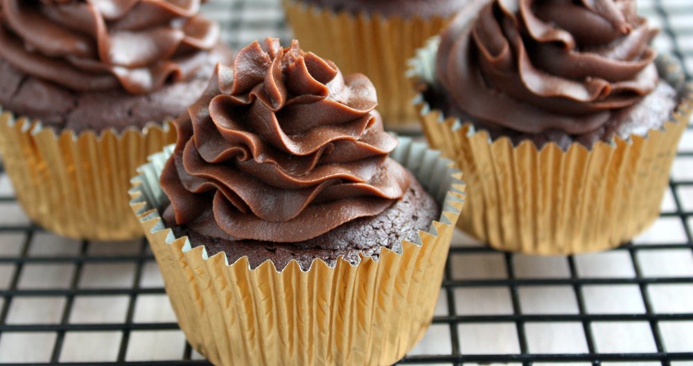 flourless chocolate cupcakes