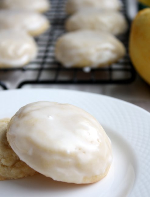 Iced Lemon Cookies