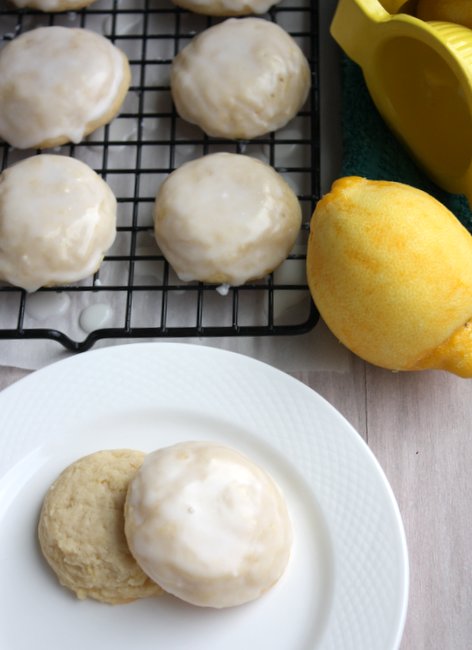 Iced Lemon Cookies