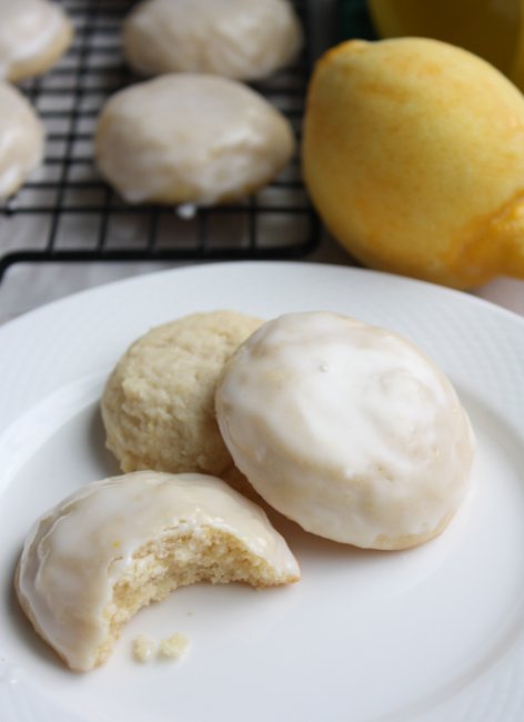 Iced Lemon Cookies