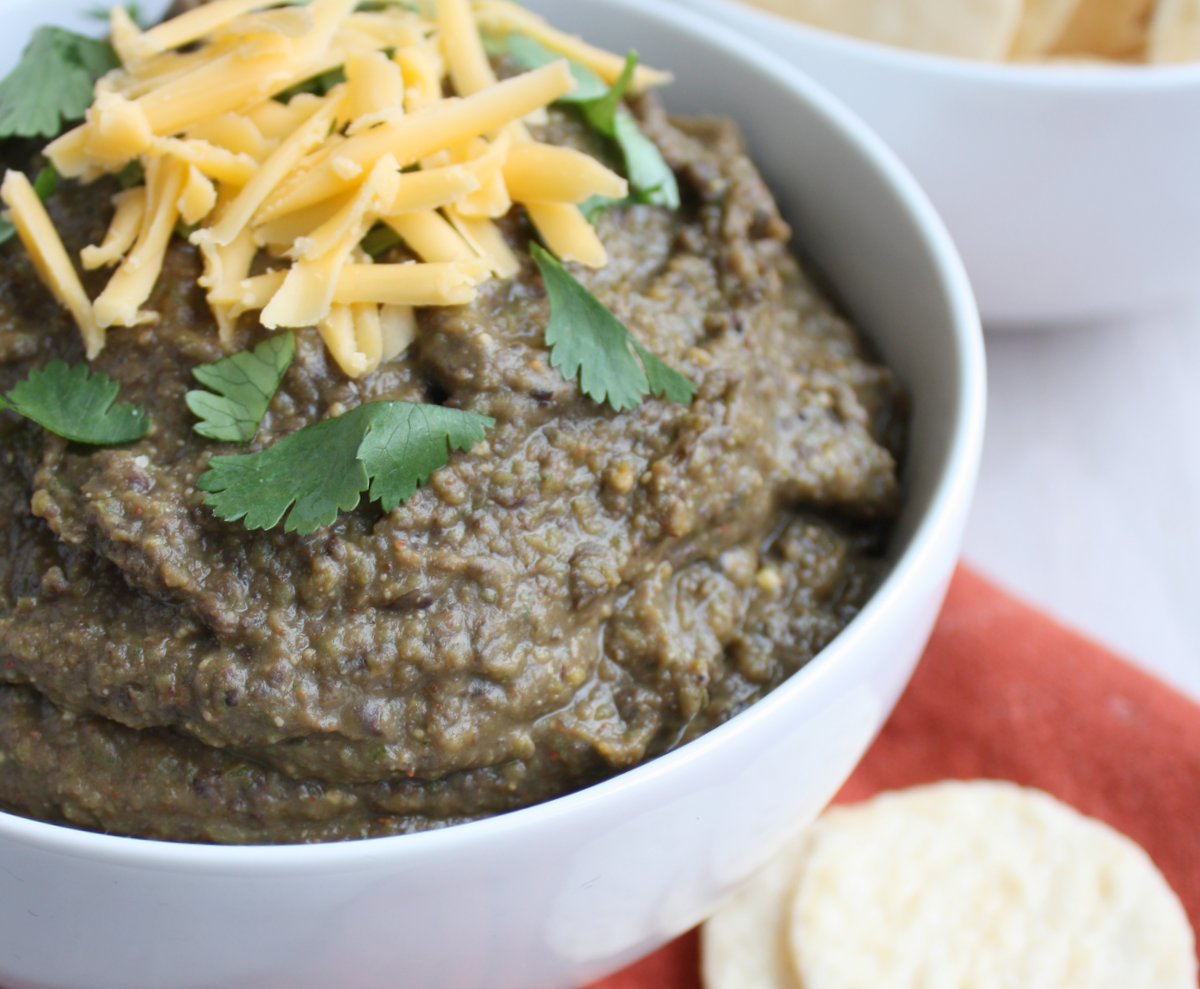 spicy black bean dip