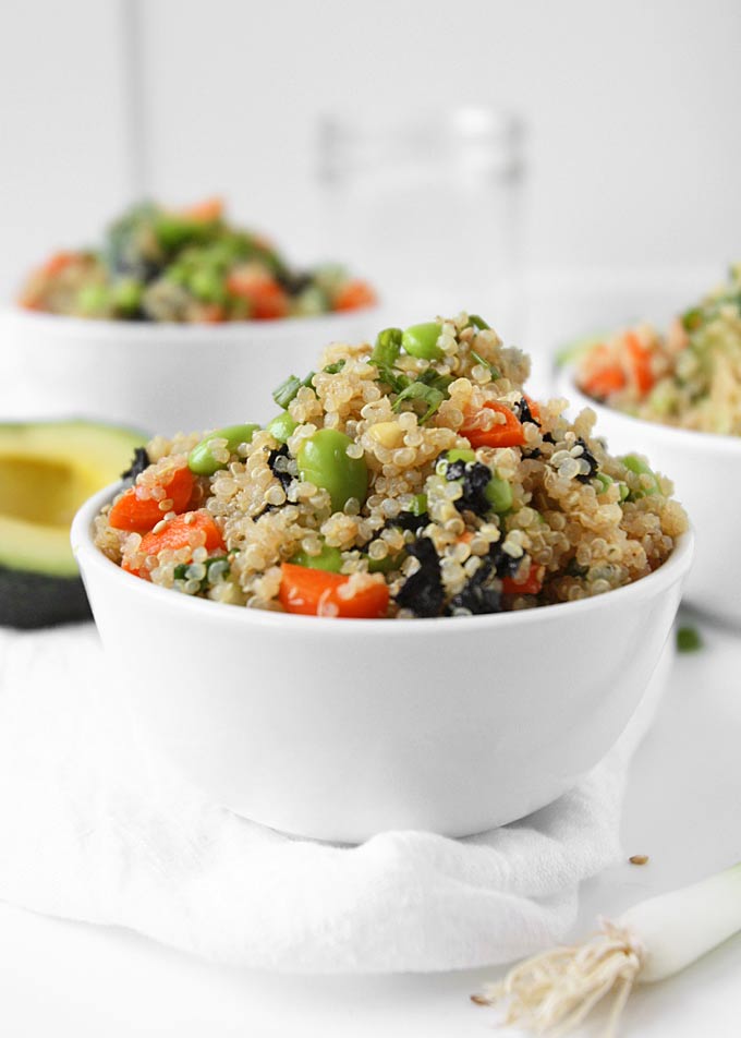 Quinoa Sushi Salad | thekitchenpaper.com