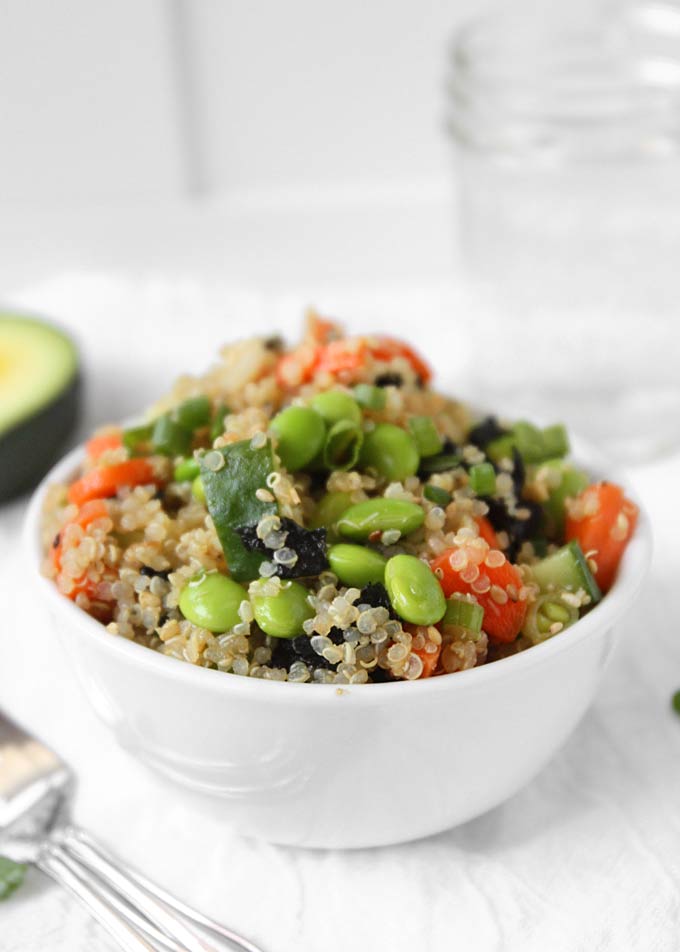 Quinoa Sushi Salad | thekitchenpaper.com