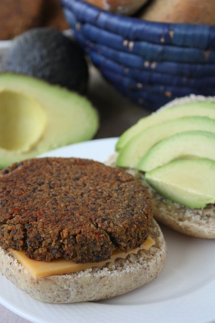 black bean veggie burgers