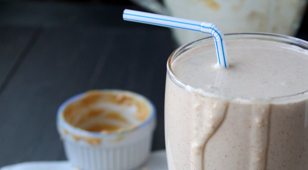 peanut butter banana oatmeal smoothie