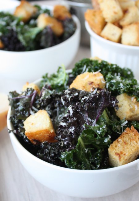 kale caesar salad