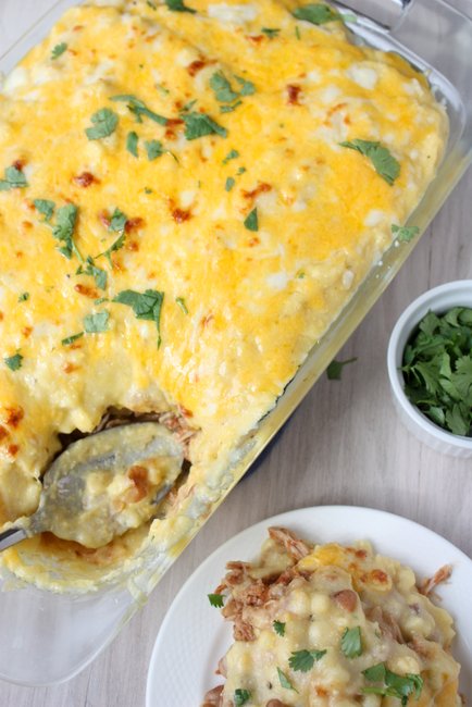 mexican polenta casserole