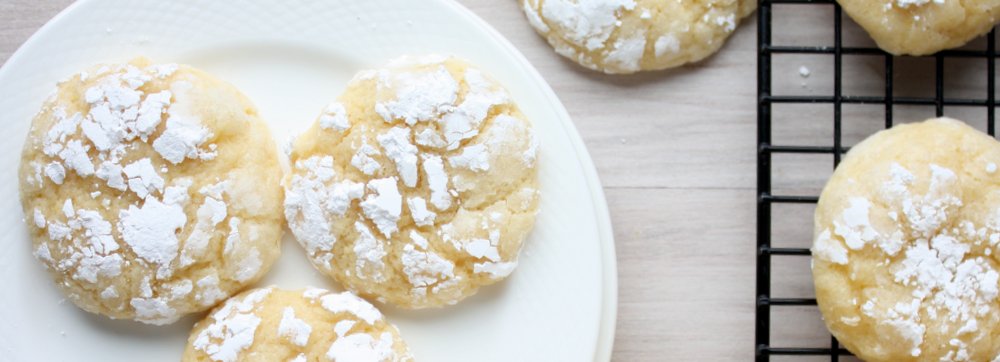 lemon crinkle cookies