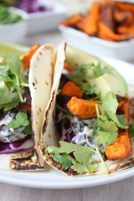 sweet potato tacos