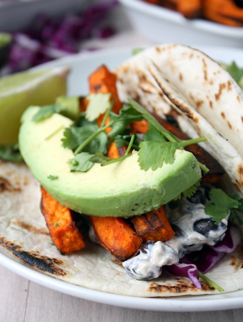 sweet potato tacos