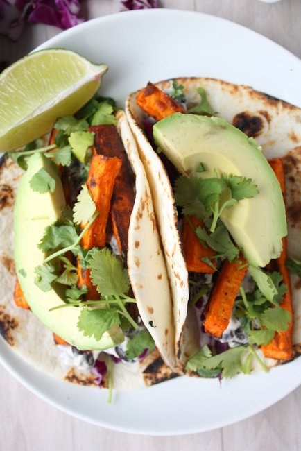 sweet potato tacos