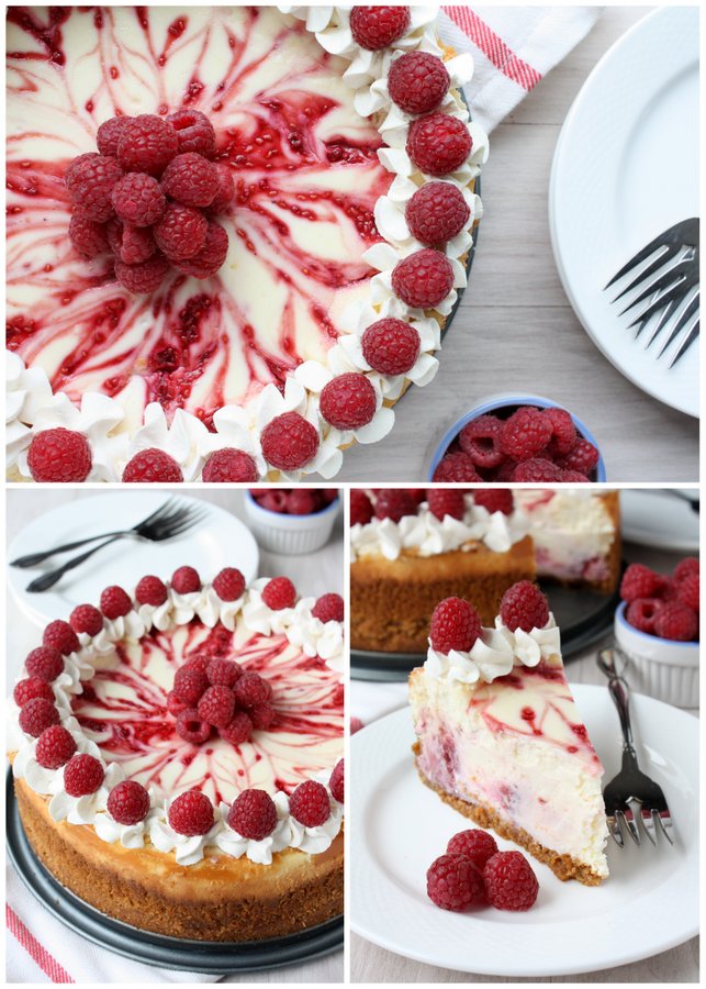 skinny raspberry cheesecake