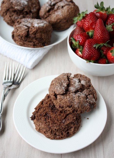 chocolate strawberry shortcake