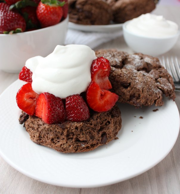 chocolate strawberry shortcake