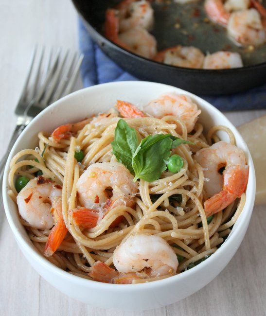 easy shrimp pasta