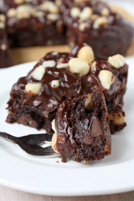 macadamia mocha brownies