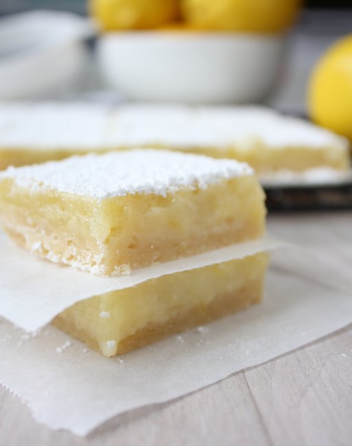 tangy lemon bars