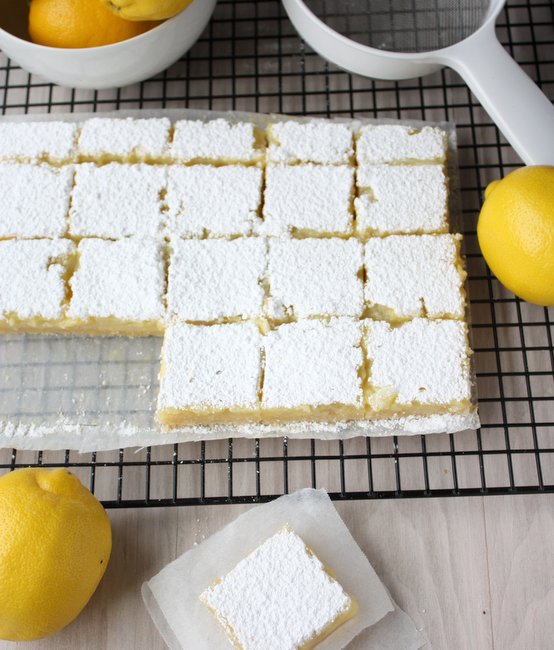 tangy lemon bars