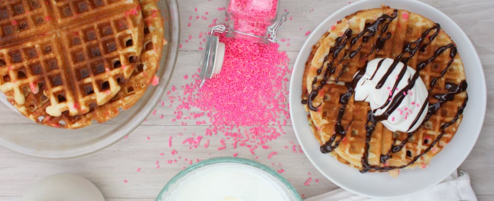 cake batter waffles