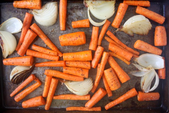 roasted carrot miso soup