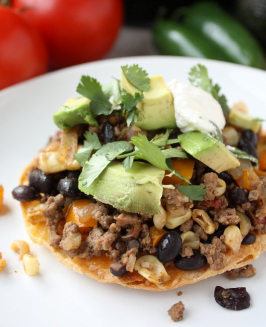 texmex skillet tostadas