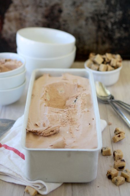 No-Churn Chocolate Chocolate Chip Cookie Dough Ice Cream