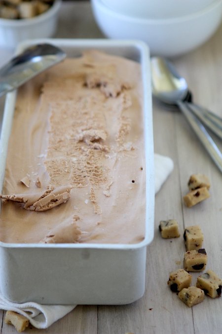 No-Churn Chocolate Chocolate Chip Cookie Dough Ice Cream