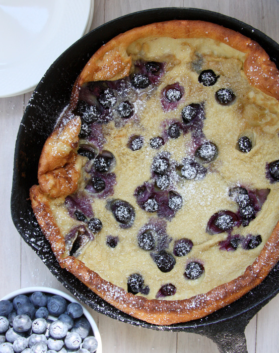 Brown Butter Blueberry Dutch Baby