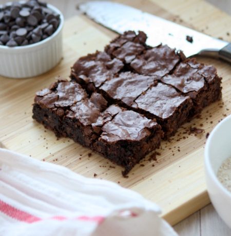 Oat Flour Brownies (Gluten Free!)