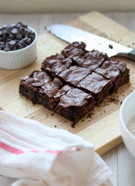 Oat Flour Brownies (Gluten Free!)