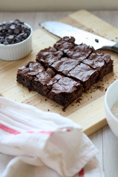 Oat Flour Brownies (Gluten Free!)