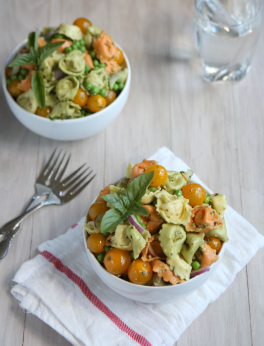 Pesto Tortellini Pasta Salad