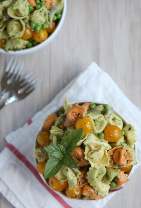 Pesto Tortellini Pasta Salad