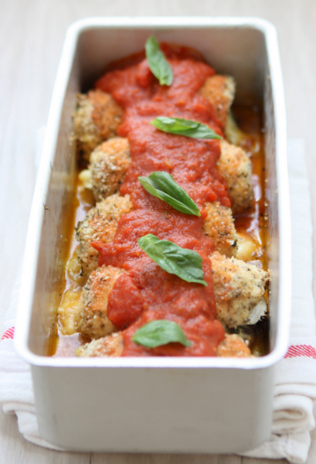 Brie, Basil, and Kale Stuffed Baked Chicken