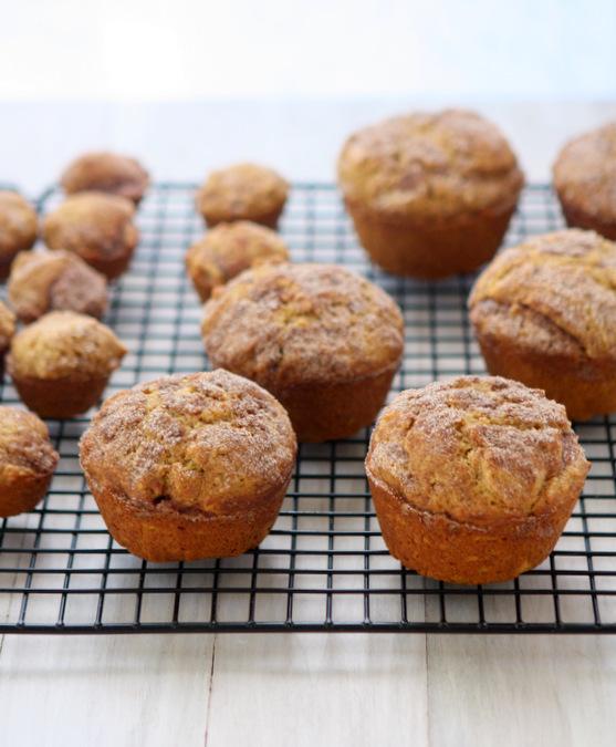 Cinnamon-Sugar Pumpkin Muffins