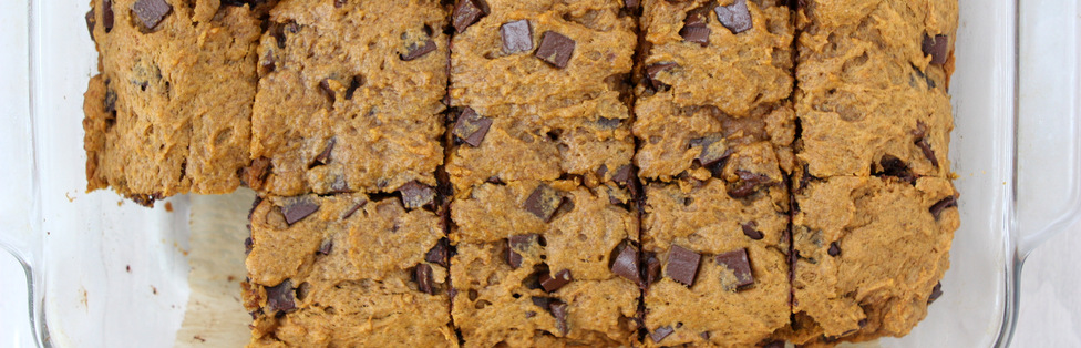 Brown Butter Pumpkin Chocolate Chunk Bars