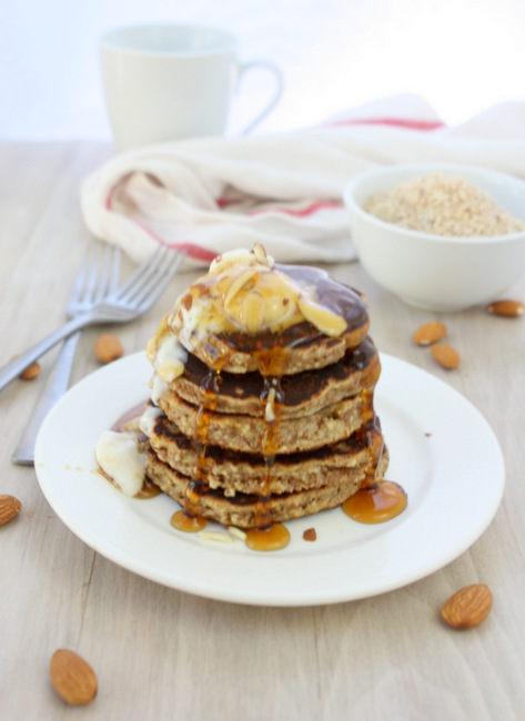 Banana Almond Meal Pancakes (Gluten Free)