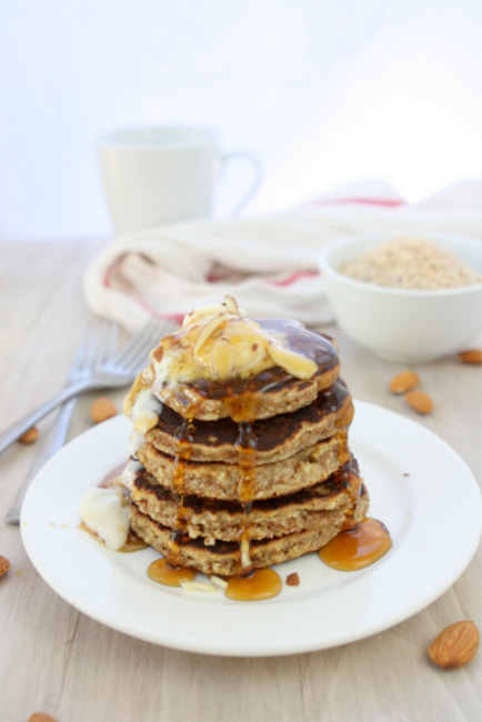 Banana Almond Meal Pancakes (Gluten Free)