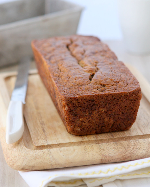 Bourbon Cardamom Banana Bread