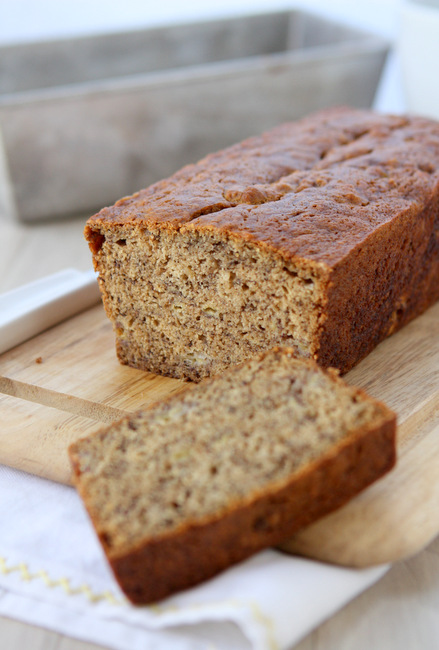 Bourbon Cardamom Banana Bread