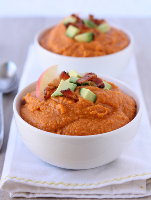 Smoky Apple Sweet Potato Soup