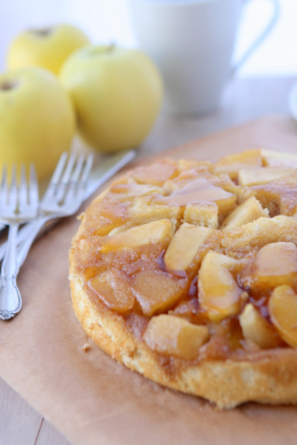 Light and Fluffy Baked Apple Pancake