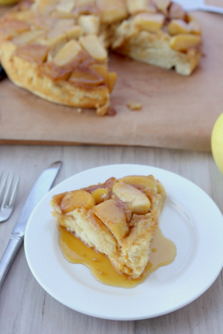 Light and Fluffy Baked Apple Pancake